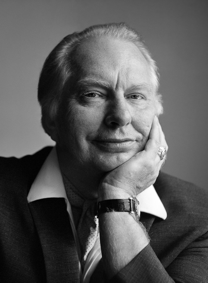 Portrait of L. Ron Hubbard, who appears in the wiki crawling datasets